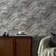 image 2 of Decadence Wallpaper in Light Grey and Grey with Silver Glitter | Grey | Light Grey and Grey with Silver Glitter | 53cm x 10m