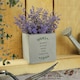 image 9 of Personalised Botanical Concrete Plant Pot Grey