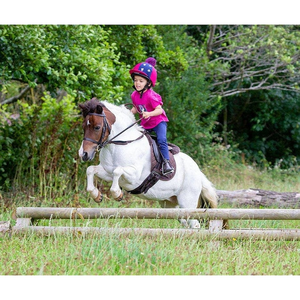 image 1 of Aviemore Leather Pony Saddle Pad | Multi | Havana | One Size | 1