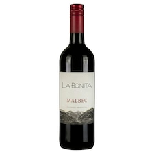 La Bonita Malbec Mendoza 75cl - Argentinian Red Wine