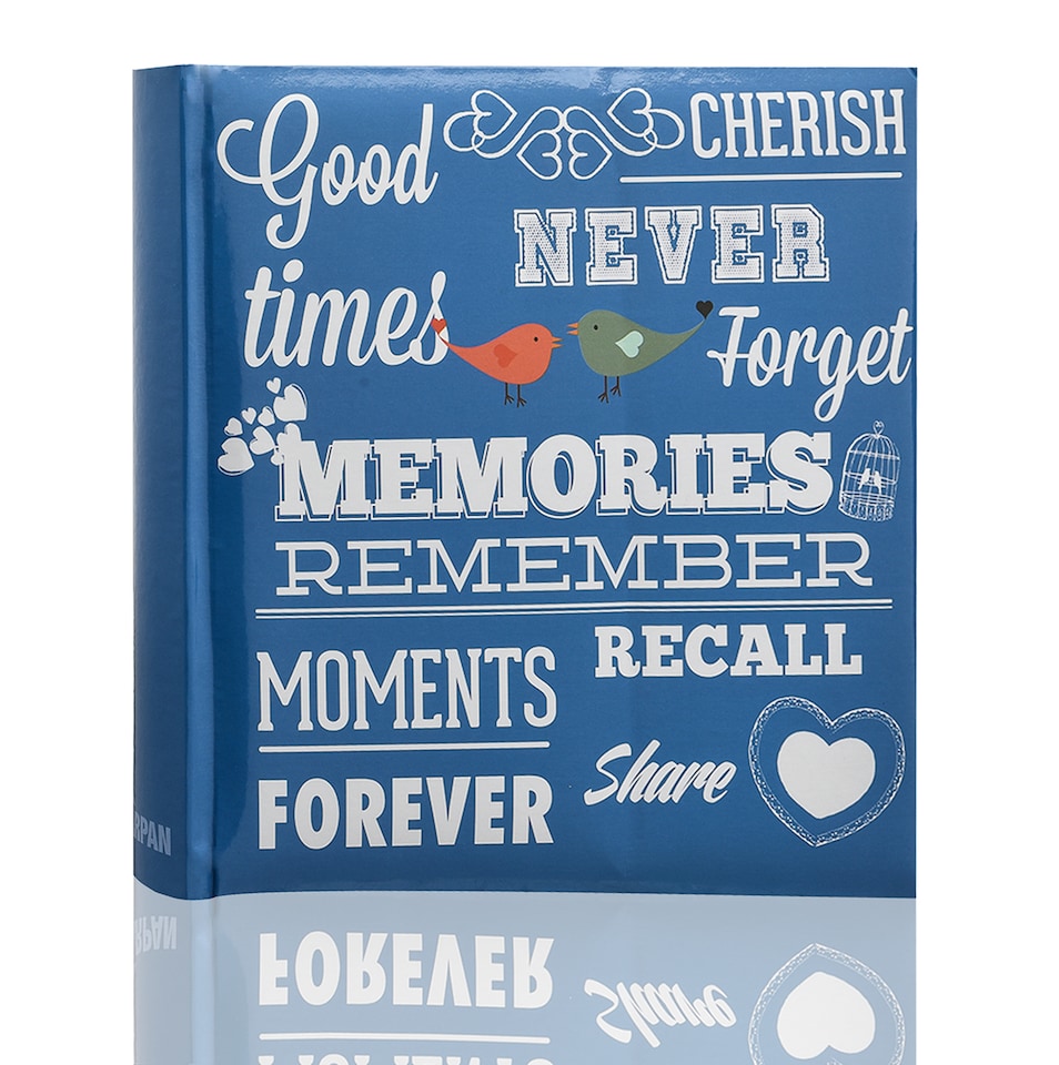 image 1 of ARPAN Photo Album for 200 Photos 6x4" (10x15cm) – Slip In Memo Album with Writing Space & Index Pages – Picture Storage Album for Family, Wedding & Travel Memories