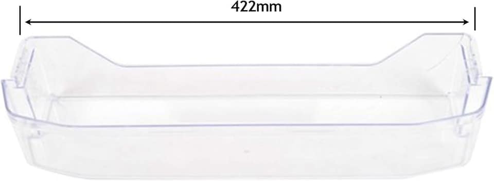 image 1 of SPARES2GO Door Shelf Tray for SMEG Fridge Freezer/Refrigerator