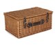 image 2 of Wicker 56cm Double Steamed Picnic Basket | Brown | Brown | One Size