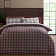 image 2 of Catherine Lansfield Kelso Check Reversible Duvet Cover Set Plum | Purple | Plum | Double