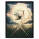image 1 of William Blake Ancient of Days Setting Compass to Earth Framed Wall Art Print A4