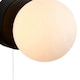 image 10 of Toronto Matt Black IP44 Wall Light