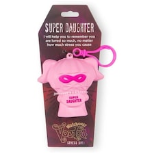 History & Heraldry Voodoo Stress Toy Keychain -  Super Daughter