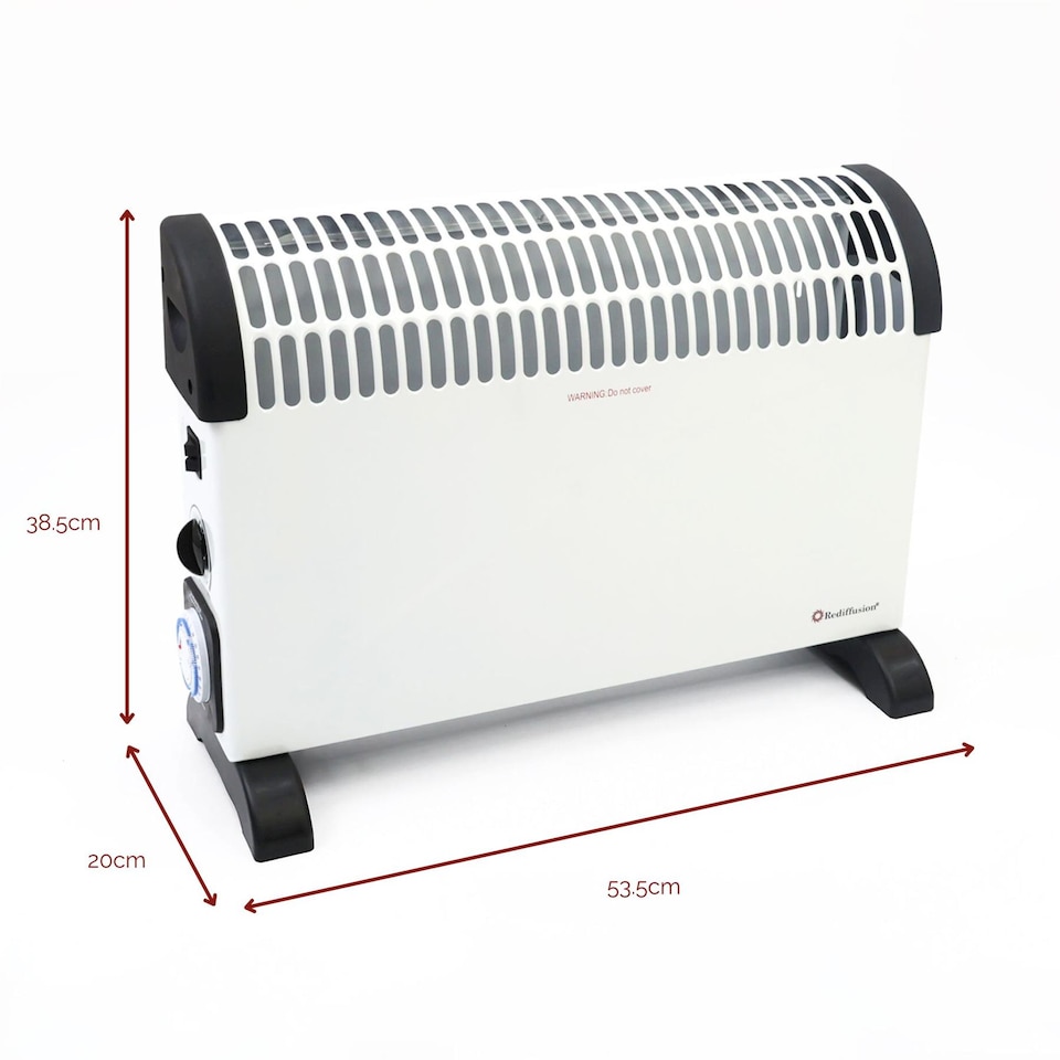 image 1 of Rediffusion 2000W Convector Heater with Timer