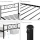 image 4 of Yaheetech 3ft Single Simple Metal Bed Frame Mattress Foundation Black