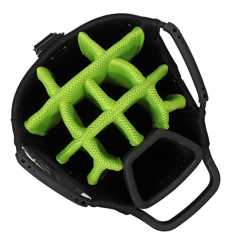 image 1 of Benross ProTec 7.0 Waterproof Golf Cart Bag - Black/Charcoal/Lime