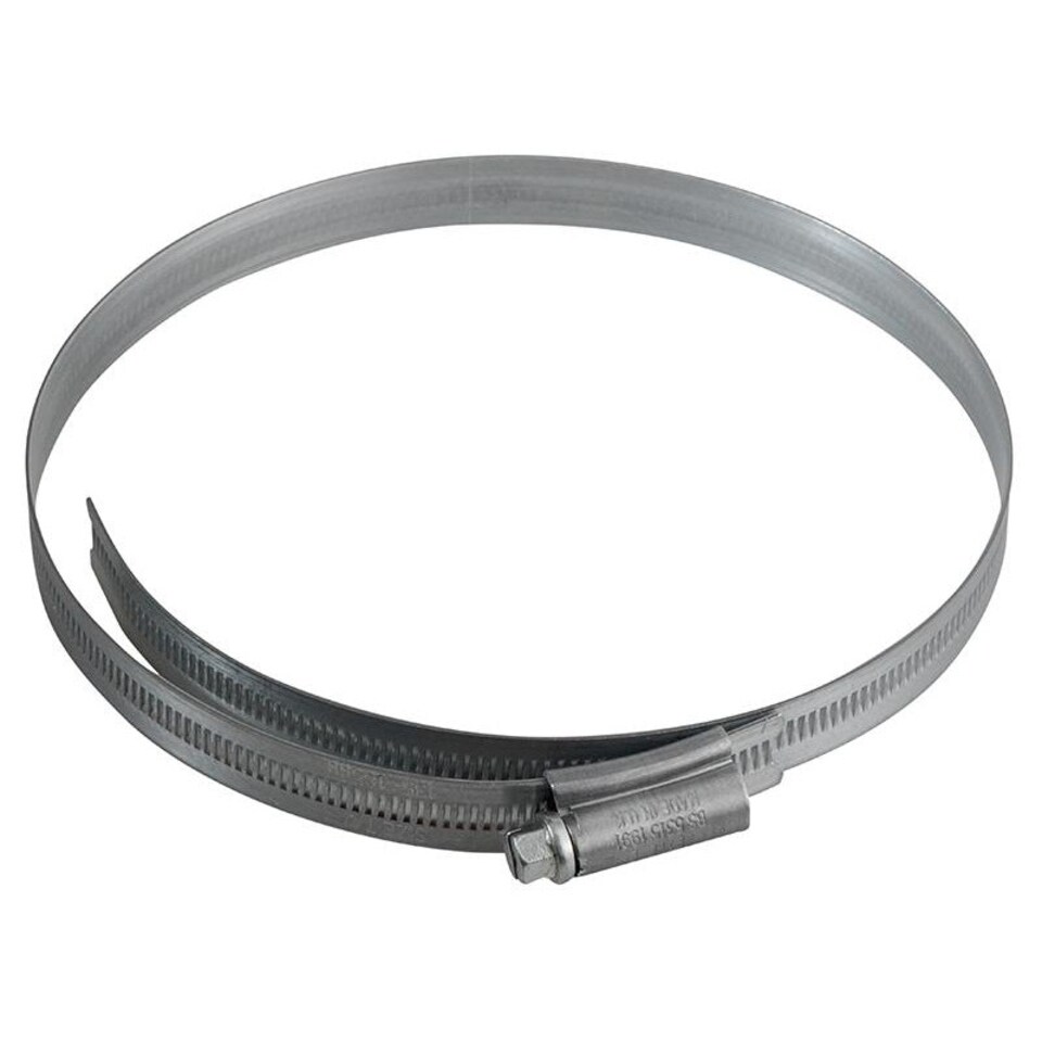 Jubilee Zinc Plated Hose Clip - Zinc Plated - 7  135 - 165mm 5.1/4 - 6.1/2in