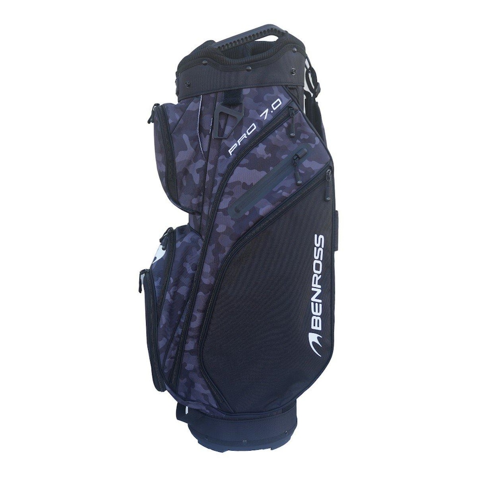 image 1 of Benross Pro 7.0 Golf Cart Bag - Black Camo