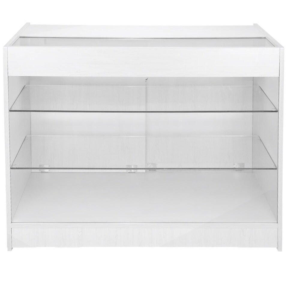 image 1 of Capricorn Brilliant White Shop Counter & Retail Display Set White