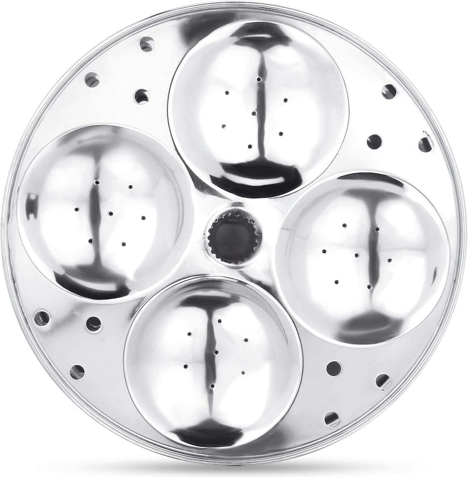 image 1 of Vinod Stainless Steel Idli Cooker – Suitable For Indian Cooking - 4 Tier Stand