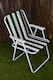 image 6 of 2 Pack of Folding Camping / Picnic Chair in Green and White Garden Patio | Green | Green