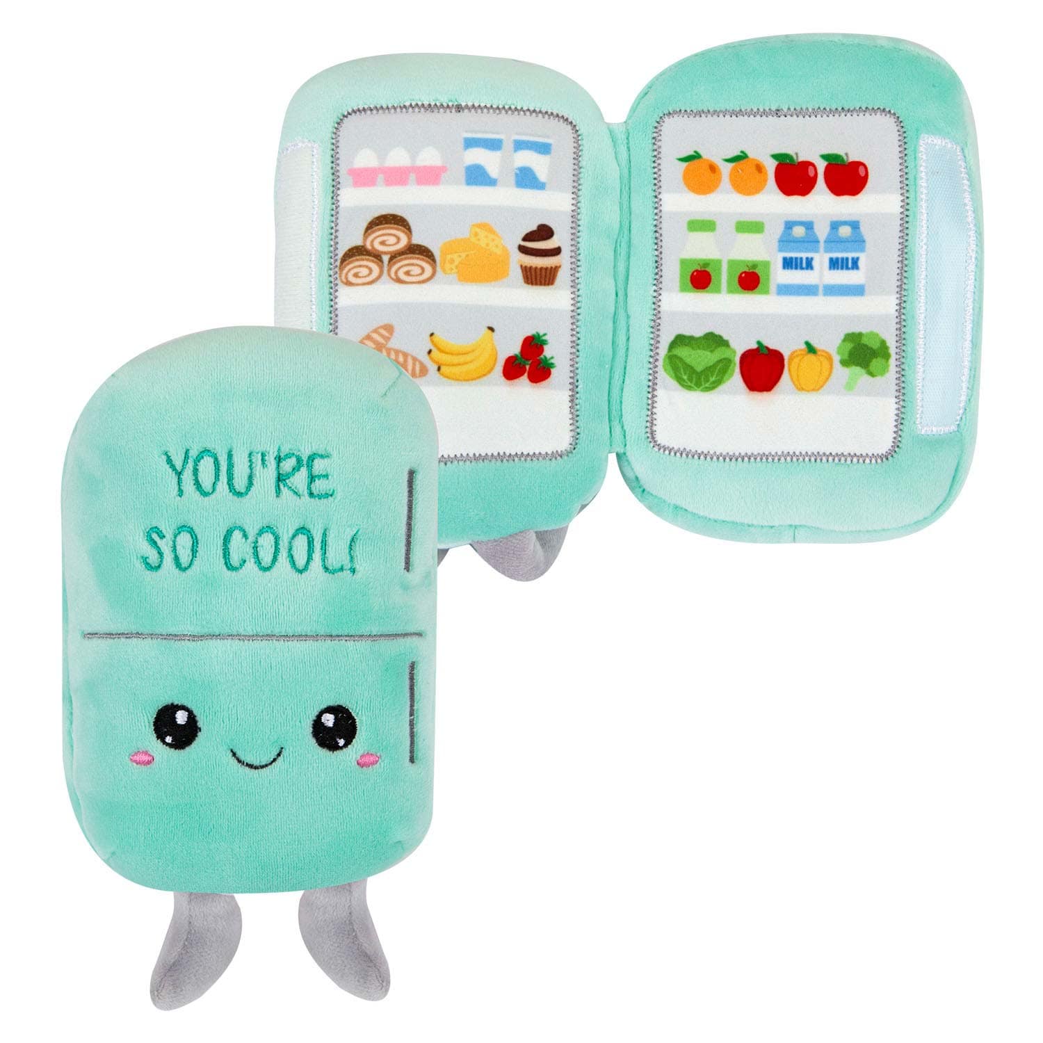 VFM e-Store Fridge Soft Toy Cute Plushie Huggable Cuddly Stuffed Toy 15cm in Green