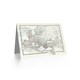 image 2 of 1850 Map Roman Empire Divided East West Art Card