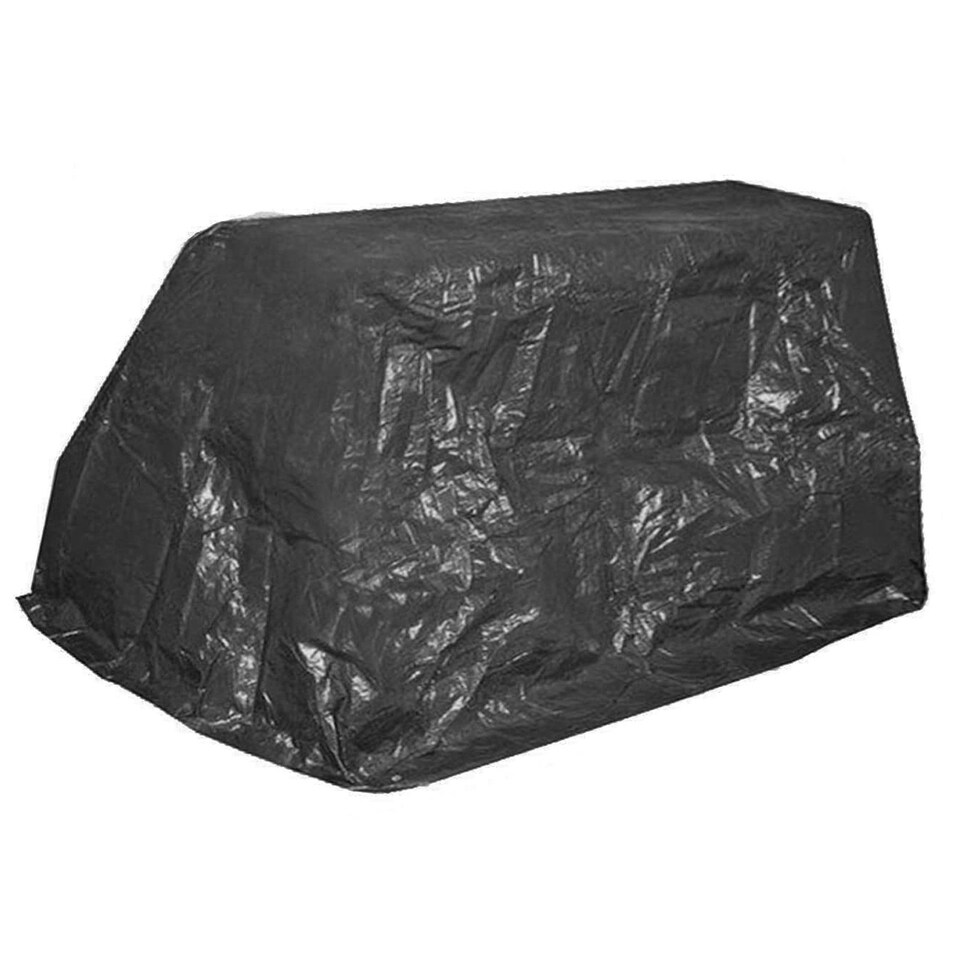 image 1 of SPARES2GO Waterproof Outdoor Lawn Mower Tractor Cover (Drawstring Tie with Brass Eyelets)