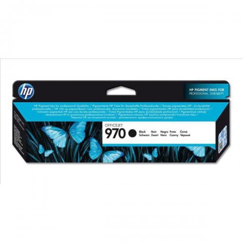 HP 970 Black Standard Capacity Ink Cartridge 174ml for HP OfficeJet Pro X451/X476/X551/X576 - CN621AE N/A