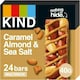 image 1 of KIND Bars, Gluten Free Snack Bars, Caramel Almond & Sea Salt, High Fibre, Healthy Snack, No Artificial Colours, Flavours or Preservatives, Multipack 24 x 40g | Brown