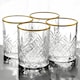 image 4 of Timeless Tumbler With Gold Rim Whiskey Glasses Cocktails 420ml | Clear | Clear | Set of 8
