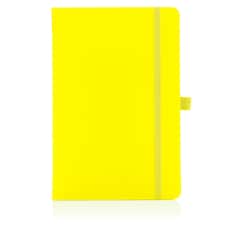 Notes London A5 Wilson Lined Page Notebook Neon Yellow