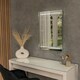 image 3 of ValueLights Mirror IP44 Bathroom Demister Touch Control LED Strip 50 x 70cm Mirror Light | Silver