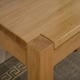 image 4 of Kuba Chunky Solid Oak Dining Table - 150cm Brown | Oak