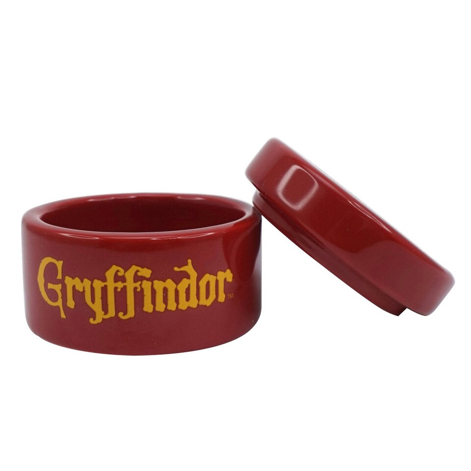image 1 of Box Round Ceramic (6cm) - Harry Potter (Gryffindor)