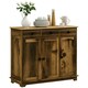 image 1 of HOMCOM Sideboard Buffet Cabinet with Storage Cabinets and Drawers Brown | Brown