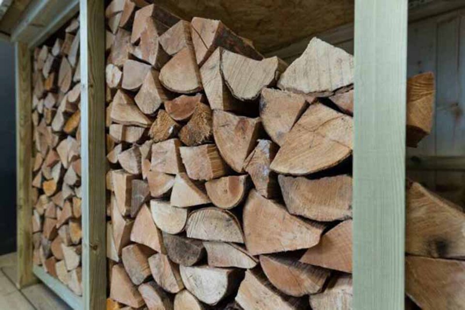 image 1 of Billington Log Store Large - Timber - L96 x W227 x H123 cm