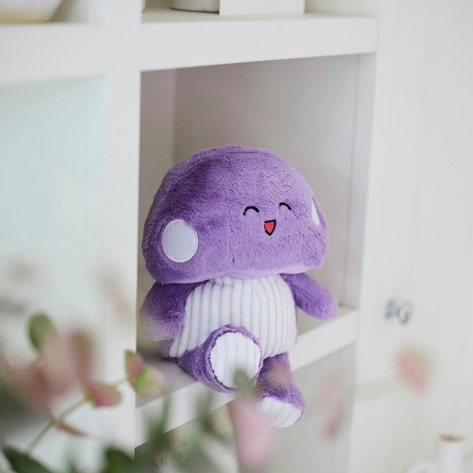image 1 of Warmies Purple Mushroom Plush