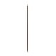 image 1 of MacTack Show Cane With Nickel Mushroom Cap - Brown - 24 inches