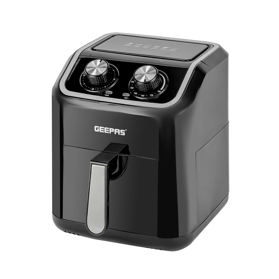image 1 of GEEPAS Vortex 5L Manual Air Fryer, 1600W