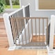image 9 of Safetots Top of The Stairs Screw Fitted Stair Gate, Natural Wooden, 63.5cm - 105.5cm, Wood Baby Gate, Safety Gate | Cream | 1