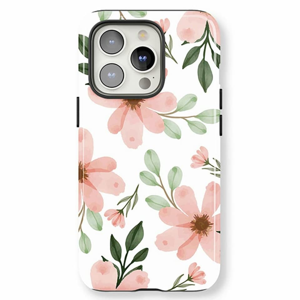 image 1 of Watercolour Floral Phone Case | Pink | Galaxy S23
Slim | Galaxy S23
Slim