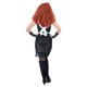 image 2 of Magenta Rocky Horror Show Fancy Dress Costume Ladies Large - UK 16-18 Multi | 16