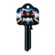 image 2 of Back To The Future Delorean Blank Key | Blue | Blue | One Size | 1