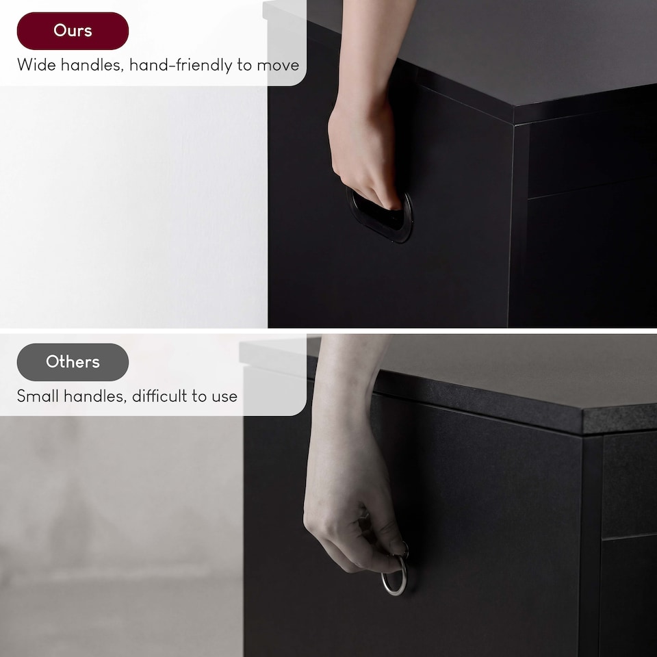 image 1 of Vida Designs Large Lift Up Storage Chest Ottoman Bed End Hallway Seated Box - Black