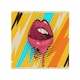 image 1 of pop art retro vintage colorful background Designer Splash Back | White