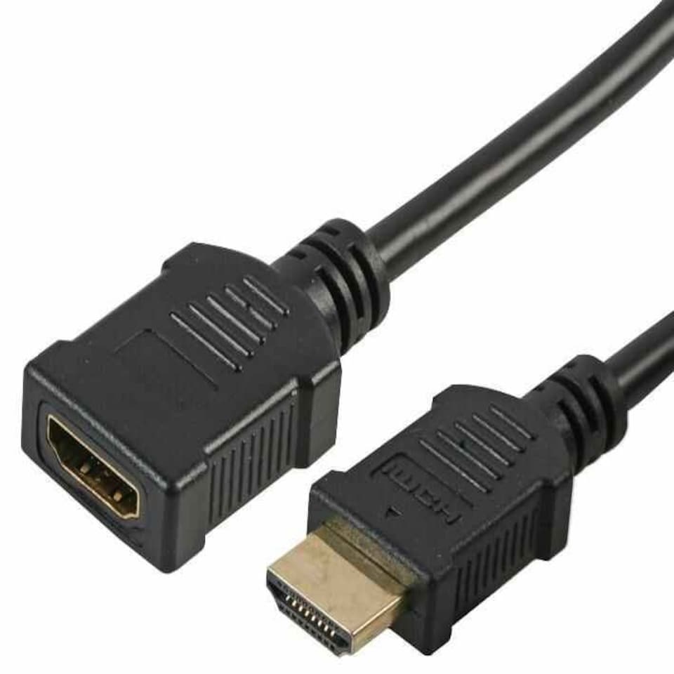 PRO SIGNAL - HDMI Male to Female Lead with Gold Plated Connectors, 2m