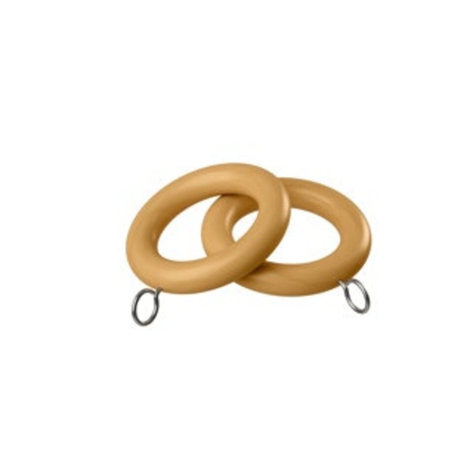 image 1 of 28mm Woodland Natural Oak Curtain Pole Set 250cm | Brown | Brown