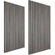 image 1 of Acoustic Wall Panels with Wood Veneer Slats, Thick Felt and Easy to Install | Grey | light gray oak | 120 x 60 x 120 cm | 2