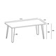 image 4 of Core Products Augusta Industrial Design Pine Coffee Table H47.5cm x W107cm x D53.8cm Brown
