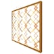 image 5 of Geometric golden pattern (Picture Frame) White | L