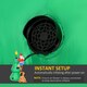 image 5 of HOMCOM 6ft Inflatable Christmas Tree, LED Light with Santa Claus Dog Decoration