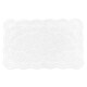 image 1 of Gracie Floral Jacquard Scalloped Bath Mat