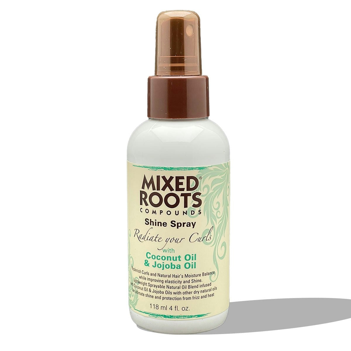 Mixed Roots Compounds Shine Spray 118ml Coconut Oil & Jojoba Oil ...
