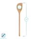 image 3 of Argon Tableware Wooden Scraper Spoons - 30cm - Pack of 3
