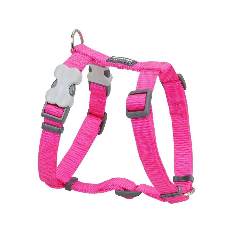 image 1 of Dog H-Harness Classic Hot Pink Pink | XS